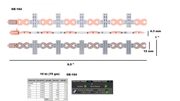 Infinity and Cross Braceler